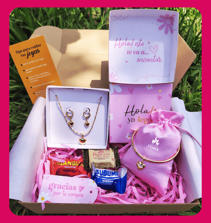 BOX "CORAZONES ENAMORADOS"💗+ ENVIÓ GRATIS✨