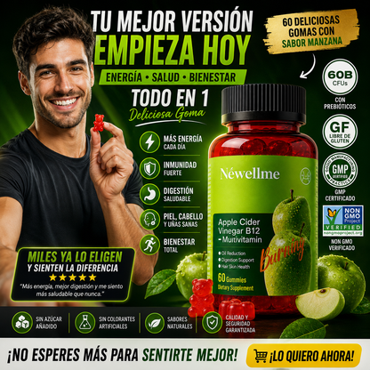 Gomitas de Vinagre de Manzana Newellme