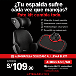 Kit Confort Pro para Auto🚗 — Cojín ErgoPro + Almohadilla Antideslizante de REGALO | Envío Gratis